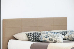 Comfy Living 5Ft Chanel Linen Fabric Storage Ottoman Bed Mocha - thumbnail 2
