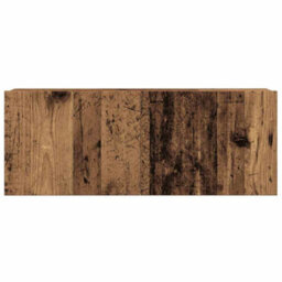 Berkfield 4 Piece Tv Cabinet Set Wall-Mounted Old Wood Engineered Wood - thumbnail 5