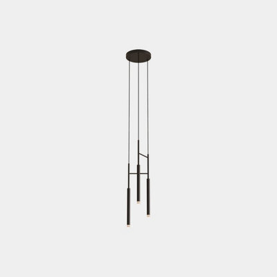 Luminosa Lighting Luminosa Candle Cluster Pendant Ceiling Light Black Led 11.5W 2700K Phase Cut Dimming - image 1