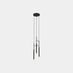 Luminosa Lighting Luminosa Candle Cluster Pendant Ceiling Light Black Led 11.5W 2700K Phase Cut Dimming - thumbnail 1