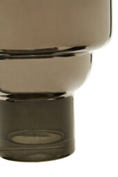 Orsina Cayden Small Smoked Black And Silver Vase - thumbnail 3