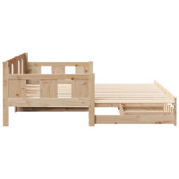 Berkfield Daybed With Trundle And Drawers Without Mattress 80X200 Cm - thumbnail 6
