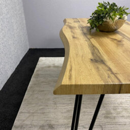 Kosy Koala Wooden Dining Table With Metal Hairpin Legs For Dining Room, Work, Or Study (Length 140Cm) - thumbnail 8