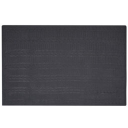 Beliani Blanket Fethiye Cotton 140 X 170 Cm Dark Grey - thumbnail 4