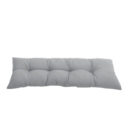 Living And Home Grey Outdoor Bench Cushion Patio Furniture Chair Cushion Tufted Lounger Seat Cushions For Patio Garden