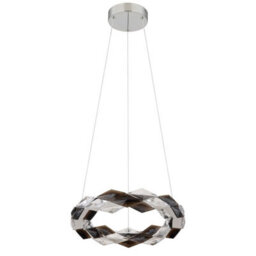 Luminosa Lighting Luminosa Karilion 37Cm Pendant Ceiling Light Chrome Led 4000K - thumbnail 2