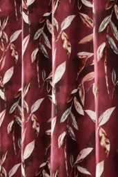 Sundour Madrid - 100% Blackout Thermal Self-Lined Curtains - Eyelet - 100% Polyester (Wine, Filled Cover - 18'' X 18'' (Single)) - thumbnail 4