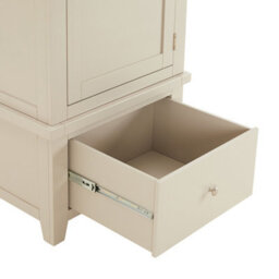 The Furniture Market Cheshire Dove Grey Single Wardrobe - thumbnail 7