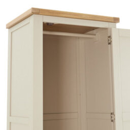 The Furniture Market Cheshire Dove Grey Single Wardrobe - thumbnail 6