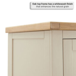 The Furniture Market Cheshire Dove Grey Single Wardrobe - thumbnail 4