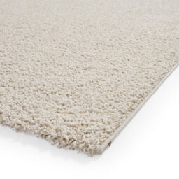 Cream Plain 25mm Thick Anti-Shed Rug For Bedroom, Living, & Dining Room, Anti-Shed Modern Plain Area Rug-80Cm X 150Cm - thumbnail 6
