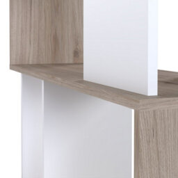 Furniture To Go Maze Open Bookcase 4 Shelves In Jackson Hickory Oak And White - thumbnail 6