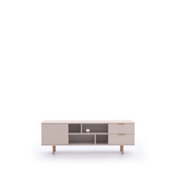 Arte Nubia Tv Cabinet In Cashmere - Luxurious Design With Smart Storage - W1500mm X H520mm X D410mm - thumbnail 2