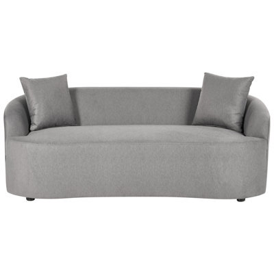 Beliani Modern Sofa Amal Fabric Grey - image 1