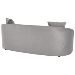 Beliani Modern Sofa Amal Fabric Grey - thumbnail 5