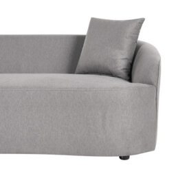 Beliani Modern Sofa Amal Fabric Grey - thumbnail 6