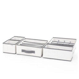 Livivo Wardrobe Fabric Boxes Set Of 5 - thumbnail 7