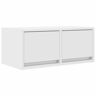 Berkfield Durable Tv Cabinet White 60X31X25.5 Cm Engineered Wood