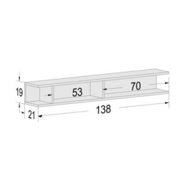 Decorotika Brugge Moduler Modern Tv Unit Wall Mount Customizable Layout High Gloss White - thumbnail 5