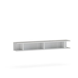Decorotika Brugge Moduler Modern Tv Unit Wall Mount Customizable Layout High Gloss White - thumbnail 4