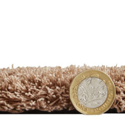 Walnut Shaggy Washable Plain Modern Rug For Living Room Bedroom & Dining Room-80Cm X 150Cm - thumbnail 9