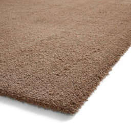 Walnut Shaggy Washable Plain Modern Rug For Living Room Bedroom & Dining Room-80Cm X 150Cm - thumbnail 7