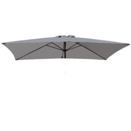 Rinse Bathrooms Grey Replacement Parasol Canopy Replacement Parasol Cover Fabric For Garden Umbrella 2X3M 6 Arm - thumbnail 1