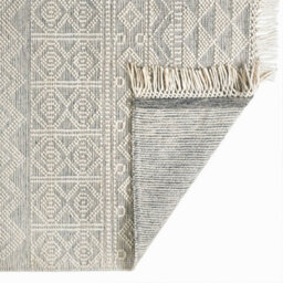 Natural Geometric Kilim Luxurious Modern Wool Moroccan Handmade Rug For Living Room And Bedroom-200Cm X 280Cm - thumbnail 6