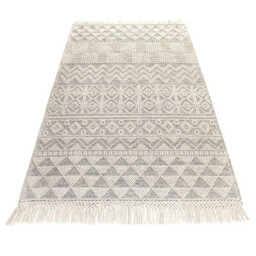 Natural Geometric Kilim Luxurious Modern Wool Moroccan Handmade Rug For Living Room And Bedroom-200Cm X 280Cm - thumbnail 7