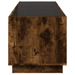 Berkfield Coffee Table With Infinity Led Smoked Oak 90X50X50 Cm - thumbnail 7