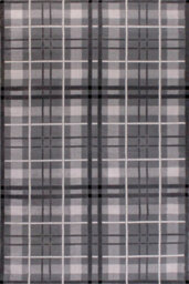Tartan Grey Chequered Tartan Easy To Clean Rug For Dining Room-67Cm X 230Cm - thumbnail 8
