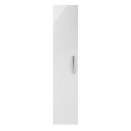 Nuie 300mm Tall Unit (1 Door),nuie Athena 1 Door Wall Hung Tall Storage Unit 300mm Wide - thumbnail 1