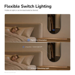 Emke Oval Led Bathroom Mirror 50 X 90Cm, Matte Black Aluminium Frame, 3 Colour Temperatures, Dimmable, Anti-Fog, Touch Control - thumbnail 4