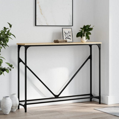 Berkfield Console Table Sonoma Oak 102X22.5X75 Cm Engineered Wood - image 1