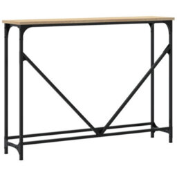 Berkfield Console Table Sonoma Oak 102X22.5X75 Cm Engineered Wood - thumbnail 6