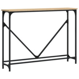 Berkfield Console Table Sonoma Oak 102X22.5X75 Cm Engineered Wood - thumbnail 2