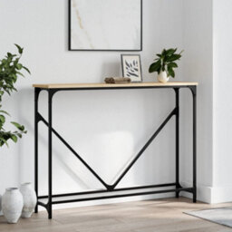 Berkfield Console Table Sonoma Oak 102X22.5X75 Cm Engineered Wood - thumbnail 1