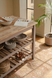 Statement Furniture Florence Truffle Breakfast Bar Kitchen Island With Shelves - thumbnail 3