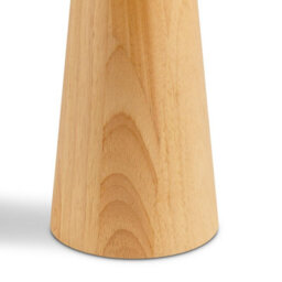 Furniturebox Uk Connie Wood Tapered Table Lamp - thumbnail 7