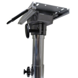SecureFix Direct Aluminium Sliding Boat Seat Pedestal (Adjustable High Base Marine Fishing Speedboat Chair) - thumbnail 2