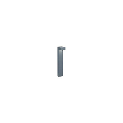 Ideal Lux Sirio  2 Light Small Outdoor Bollard Anthracite Ip44, G9