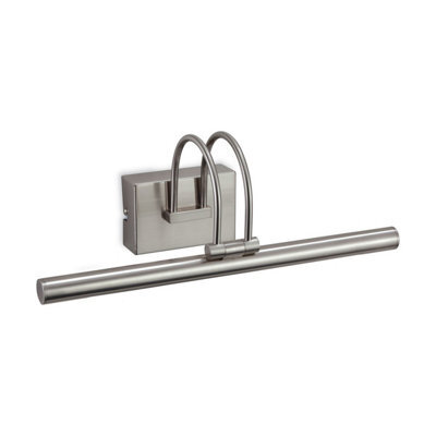 Luminosa Lighting Luminosa Anja Led Picture Wall Light Brushed Steel
