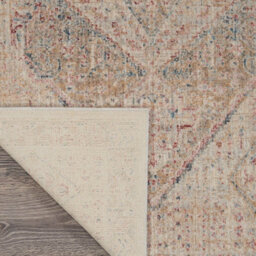 Beige Grey Traditional Bordered Geometric Easy To Clean Rug For Living Room And Bedroom-239Cm X 310Cm - thumbnail 5