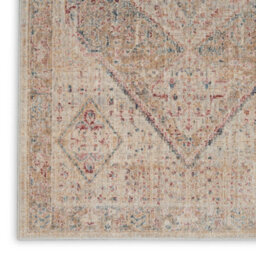Beige Grey Traditional Bordered Geometric Easy To Clean Rug For Living Room And Bedroom-239Cm X 310Cm - thumbnail 4