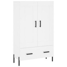 Berkfield Highboard White 69.5X31X115 Cm Engineered Wood - thumbnail 2