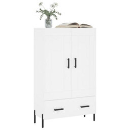 Berkfield Highboard White 69.5X31X115 Cm Engineered Wood - thumbnail 3