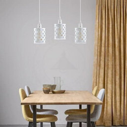 Metal Easy Fit Drum Cage Ceiling Light Shade Hollow Out Lamp Shade For Ceiling Pendant Light For Kitchen, Hall - thumbnail 8