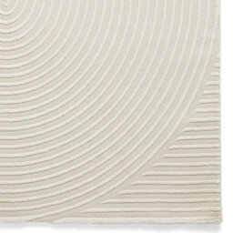 Cream Optical 3D Washable Abstract Modern Dining Room Bedroom & Living Room Rug-120Cm X 170Cm - thumbnail 5