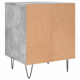 Berkfield Bedside Cabinet Concrete Grey 40X35X50 Cm Engineered Wood - thumbnail 6