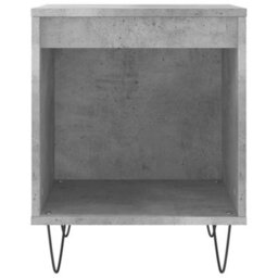 Berkfield Bedside Cabinet Concrete Grey 40X35X50 Cm Engineered Wood - thumbnail 4